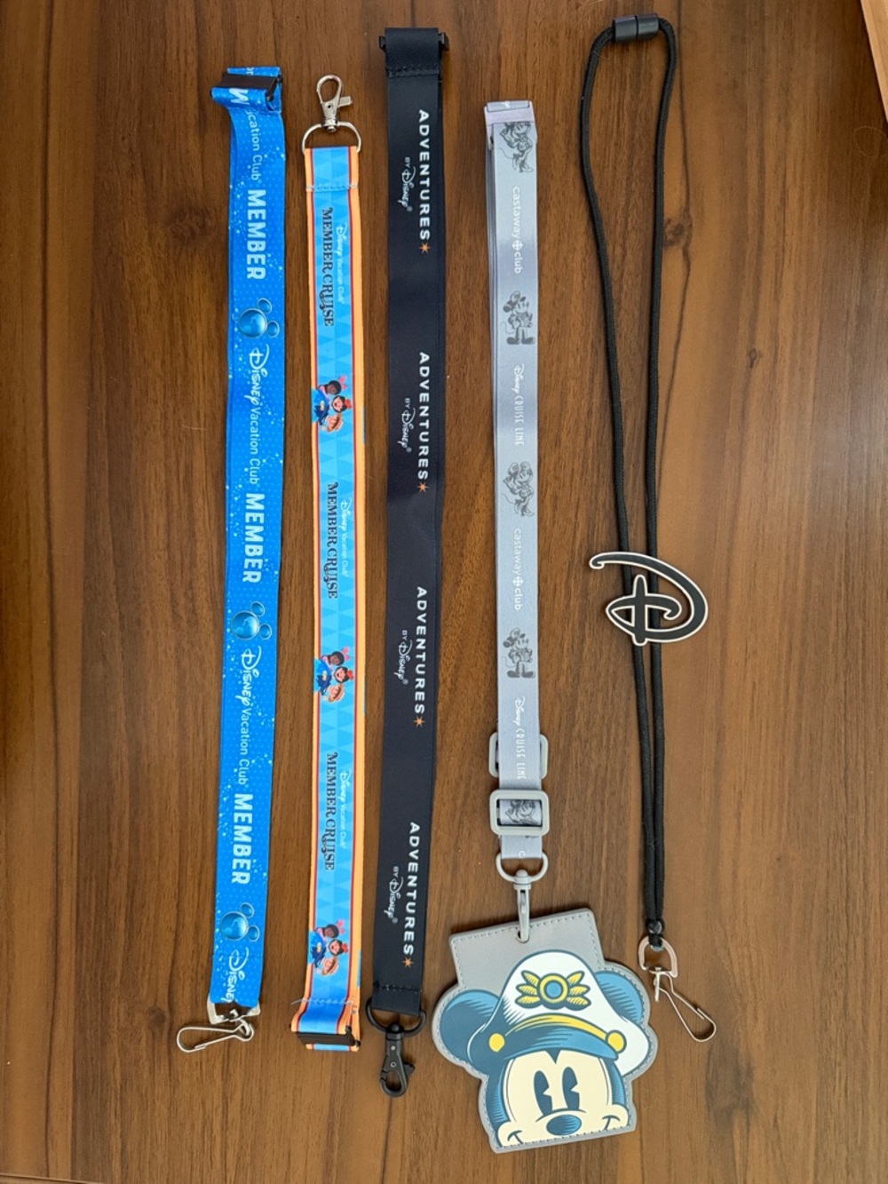 Disney Lanyard Set of 5,